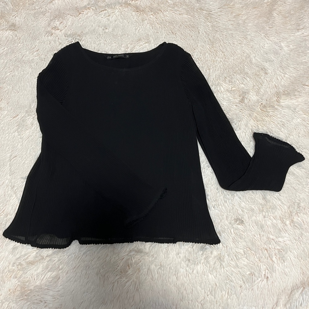 Zara Basic Blouse Size Xs Excellent Condition. - image 4